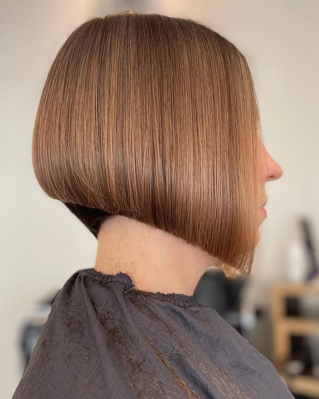 Concave Bob Cut for Thin Hair