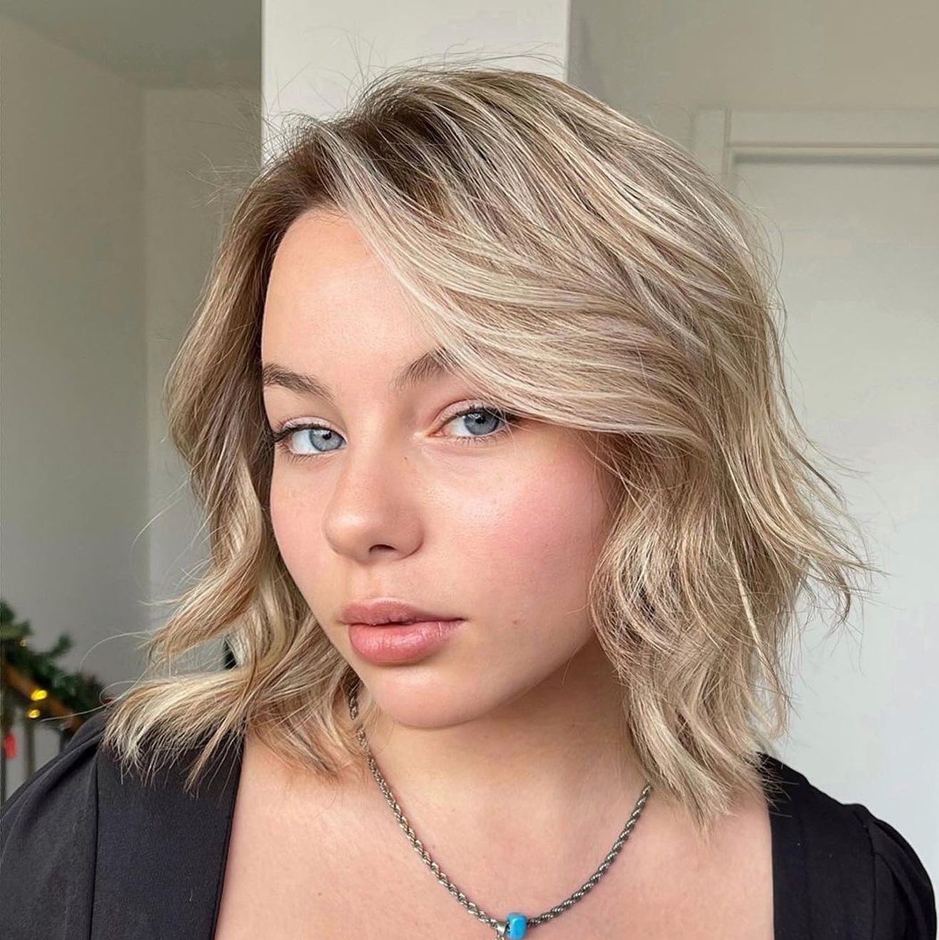 Fine Hair Bob for Big Foreheads