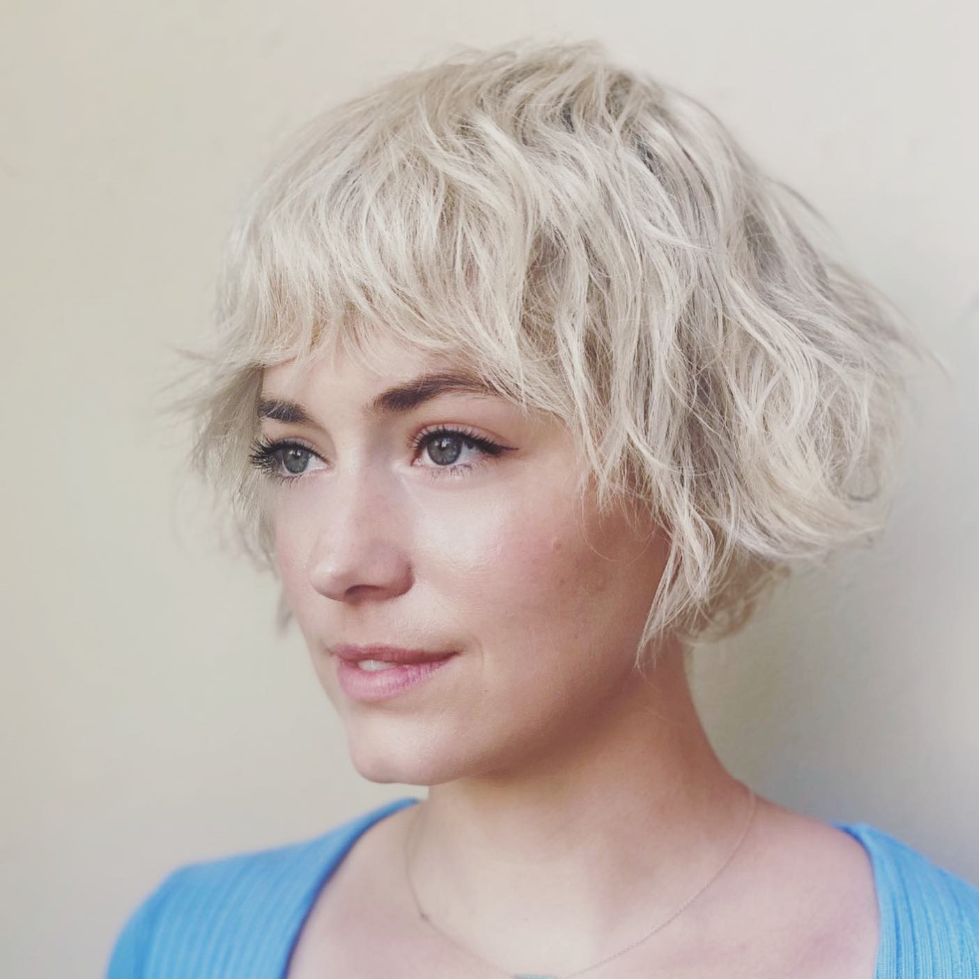 Short Messy Layered Cut for Thin Hair