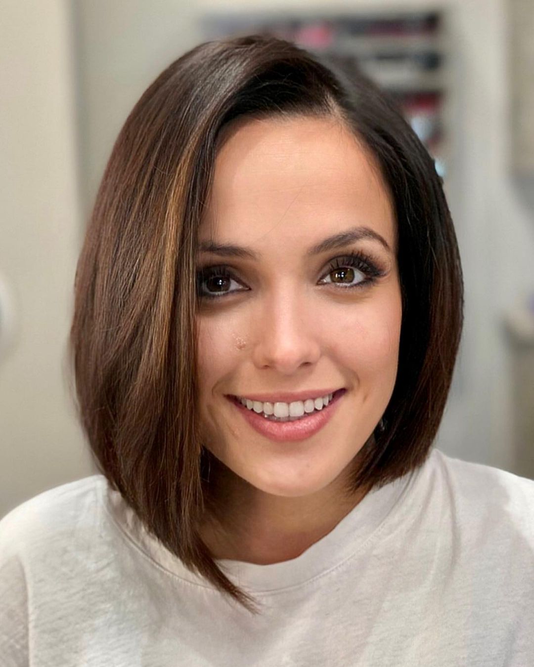 Polished Asymmetrical A-Line Bob